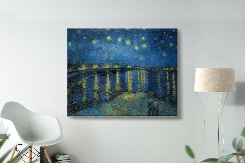 Starry Night Over The Rhone 1888 - Vincent Van Gogh