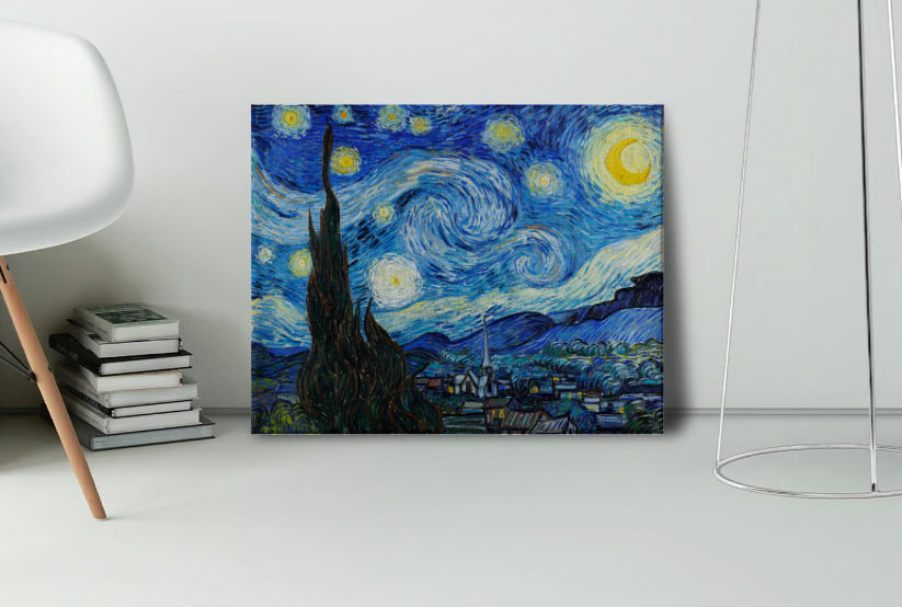 The Starry Night - Vincent Van Gogh - 1889 - Post-Impressionism - 1 Printable JPG File - 22 x 27 inches