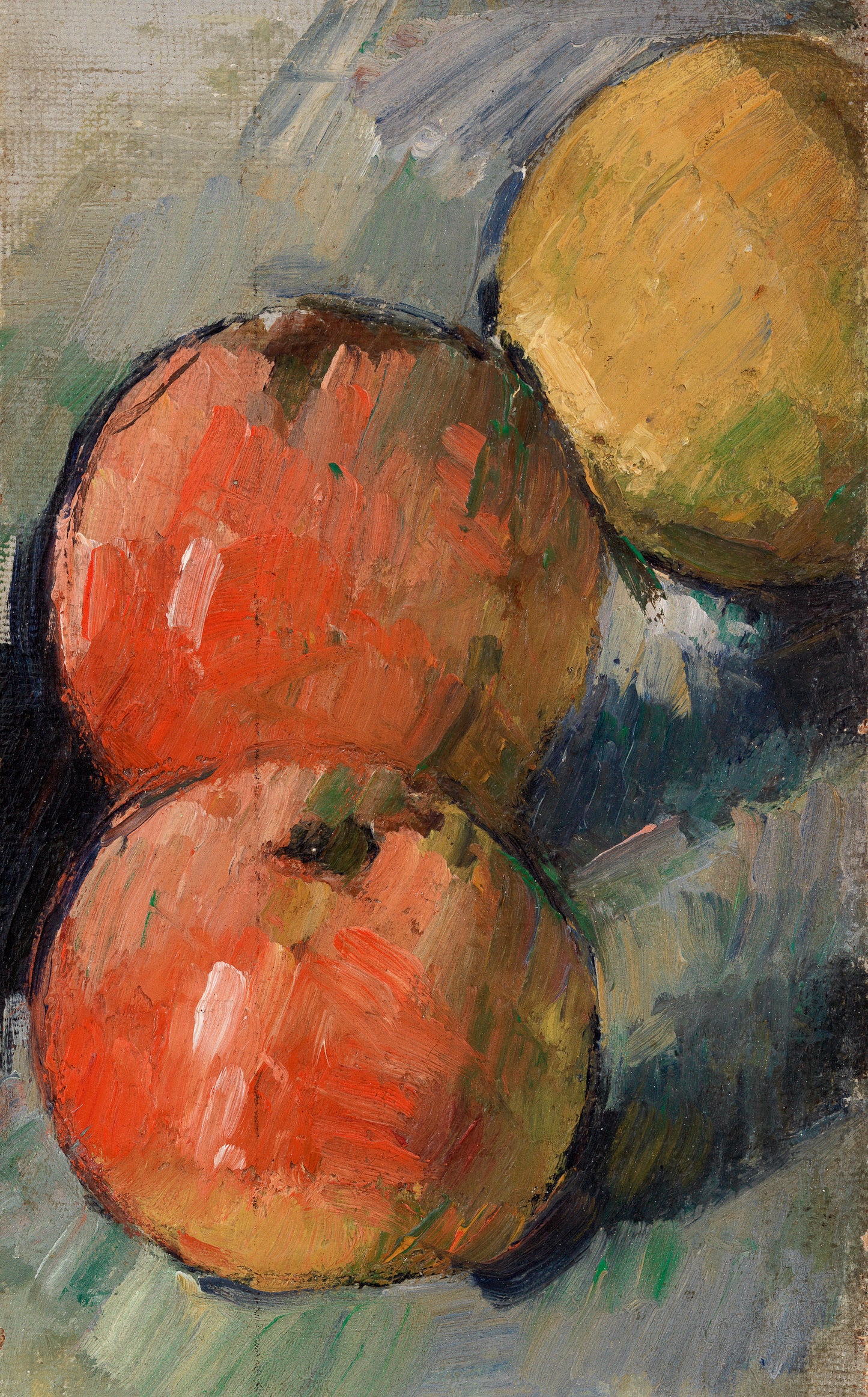 Paul Cezanne - Three Apples 1878 - Digital Art - JPG File Download