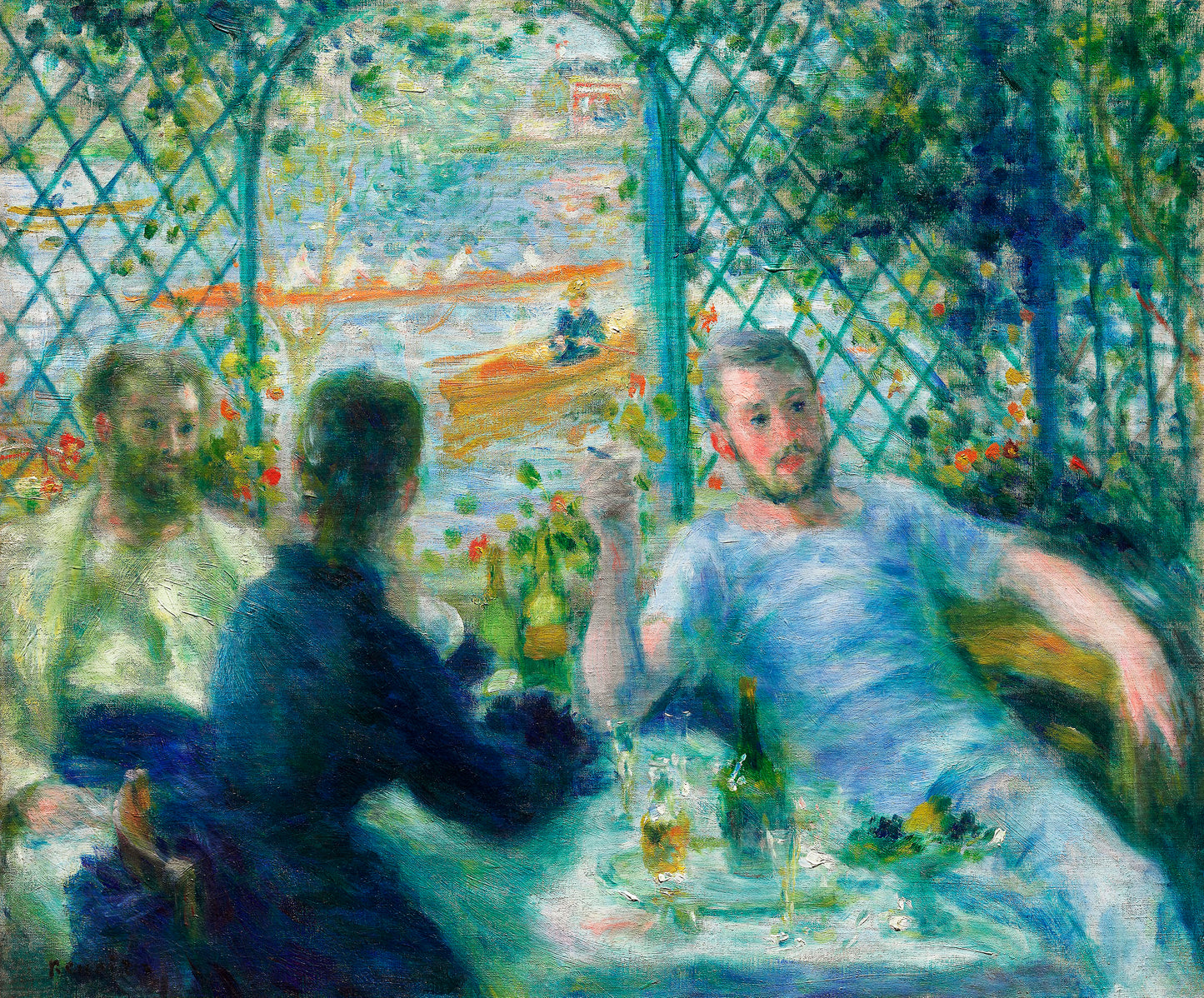 Pierre-Auguste Renoir - Lunch at the Restaurant Fournaise - The Rowers’ Lunch 1875 - Digital Art - JPG File Download